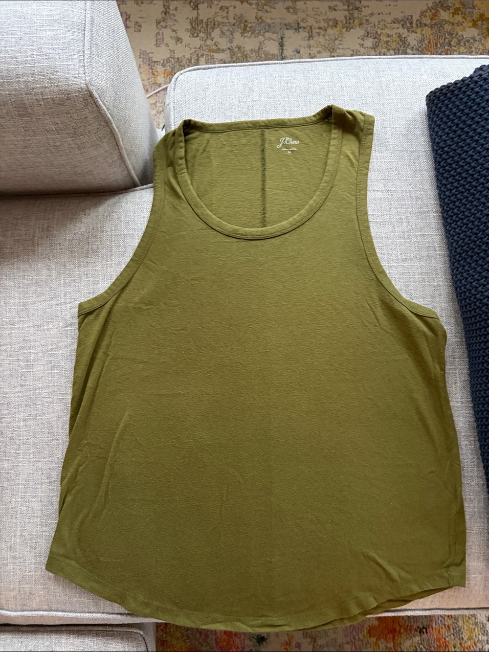 J. Crew Olive Tank Top